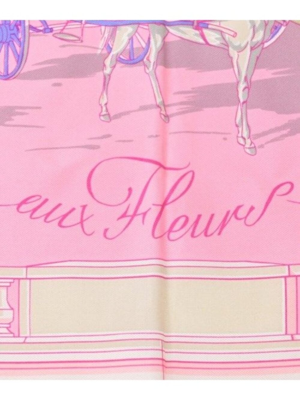 Hermes Bandana Scarf Pink - Picture 4 of 9